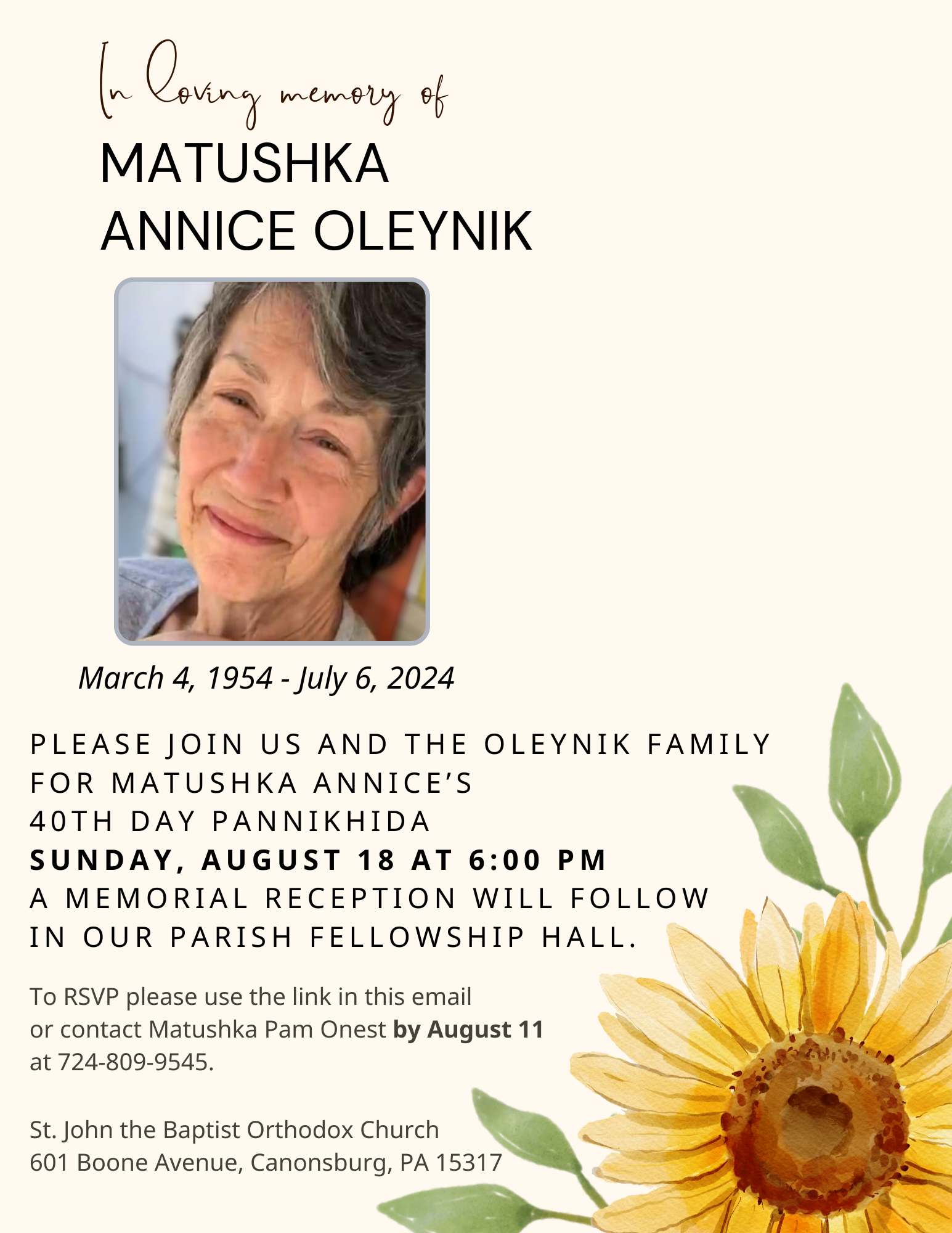 Yellow Sunflower Funeral Program  (5).png